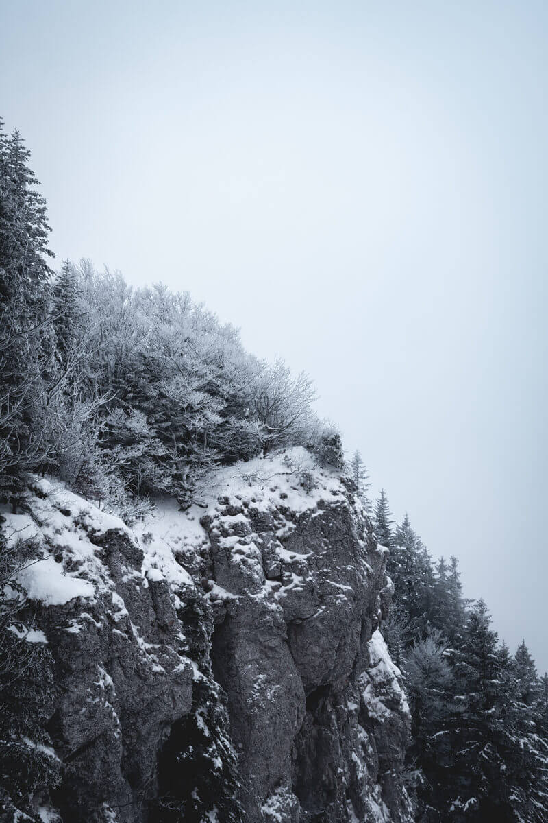 Croix du Nivolet Bauges par Le Sire nuit Hiver raquettes Wild Spot