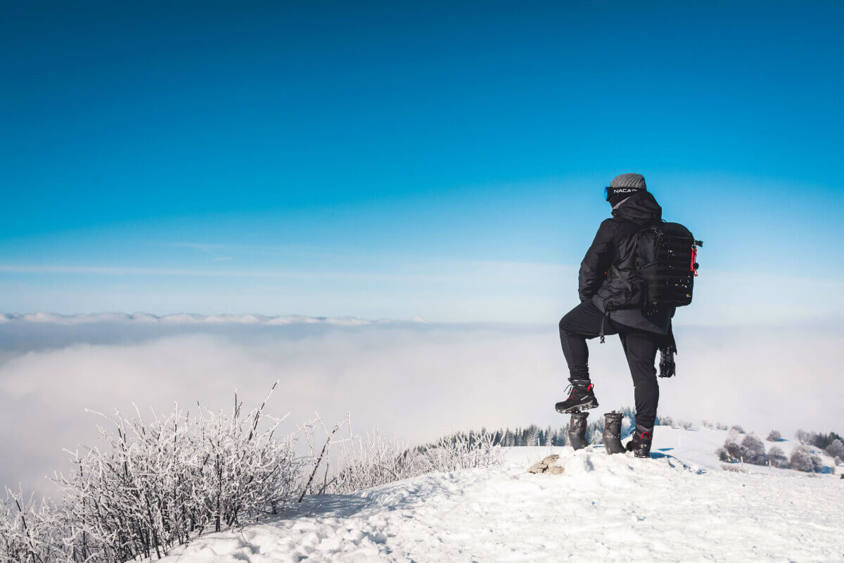 Test matériel chaussures randonnée neige Salomon Snowpine