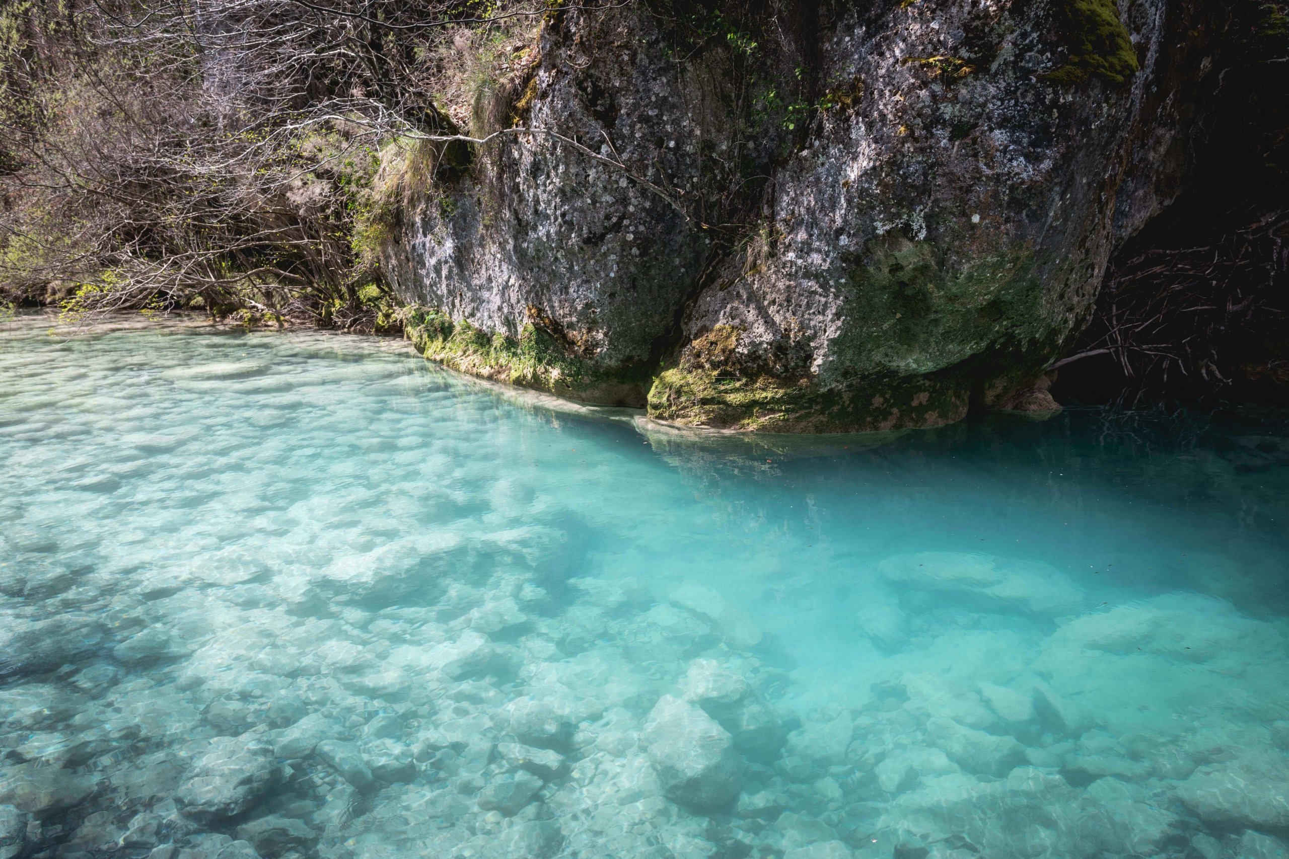 Gorges rivière Urederra Baquedano Navarre Espagne