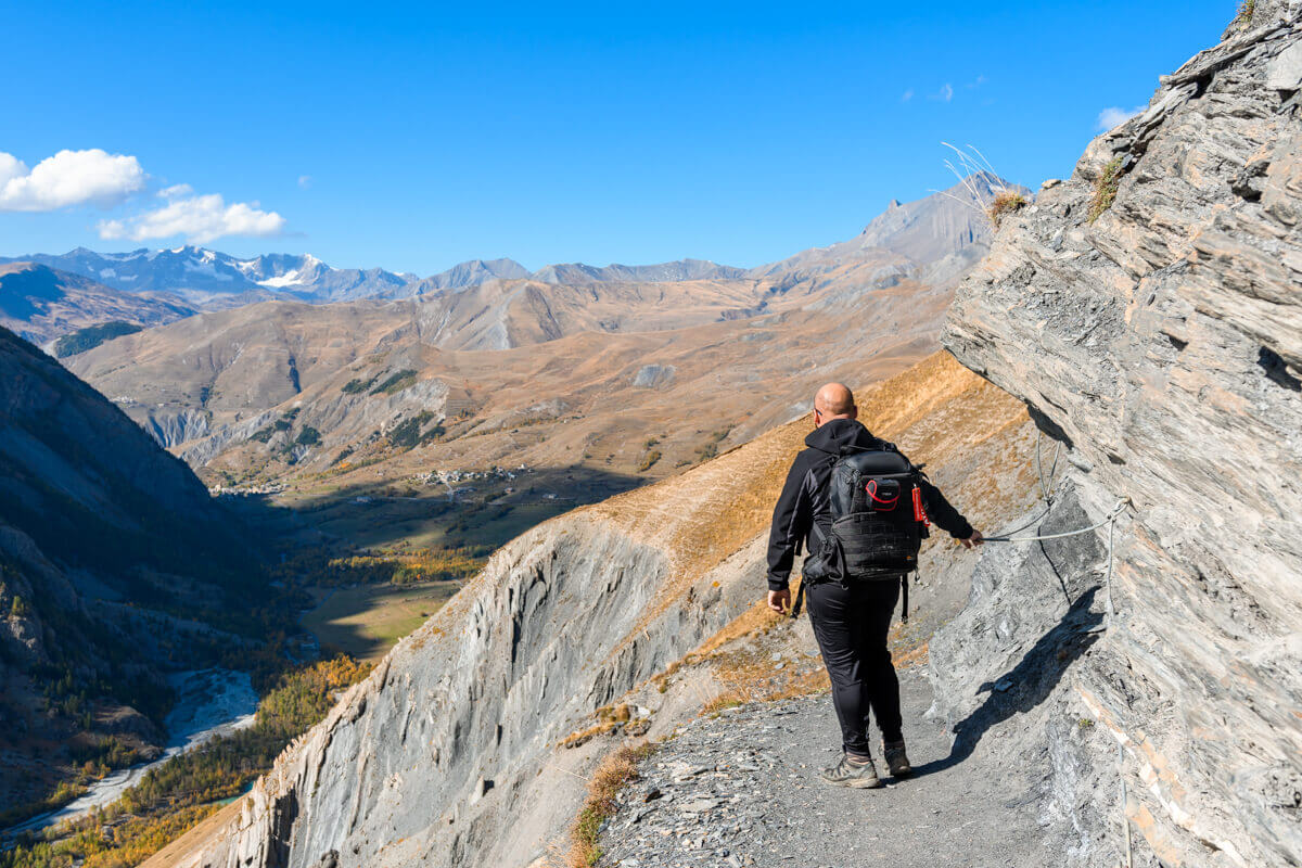 Sentier des crevasses col lautaret automne randonnée balade wildspot