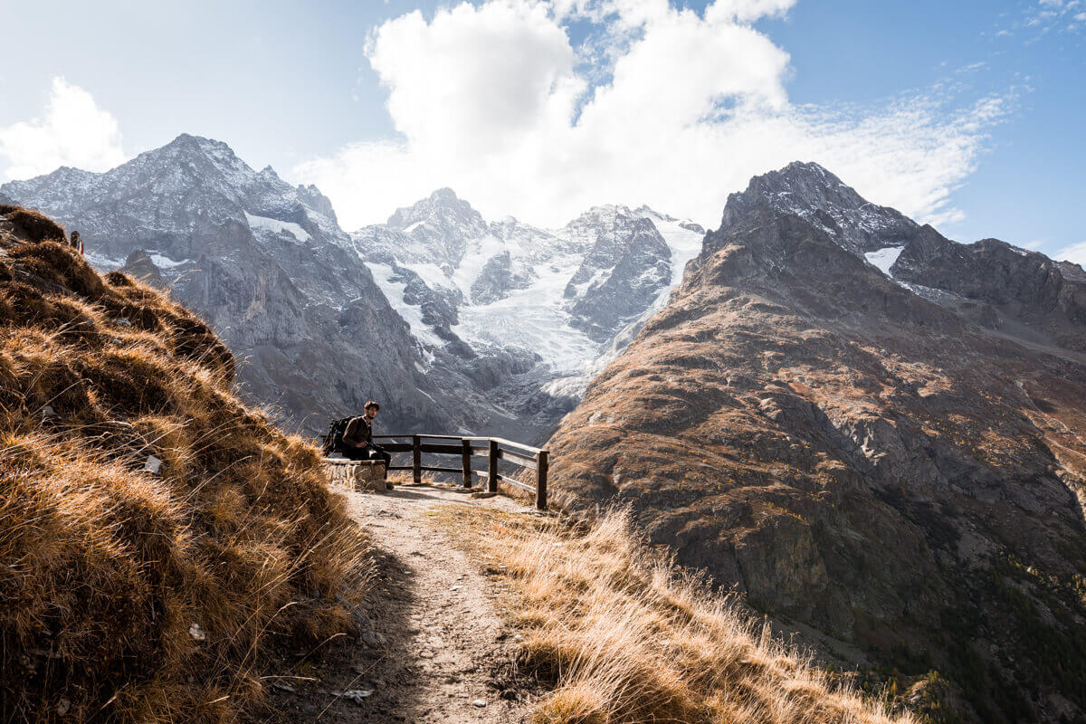 Sentier des crevasses col lautaret automne randonnée balade wildspot