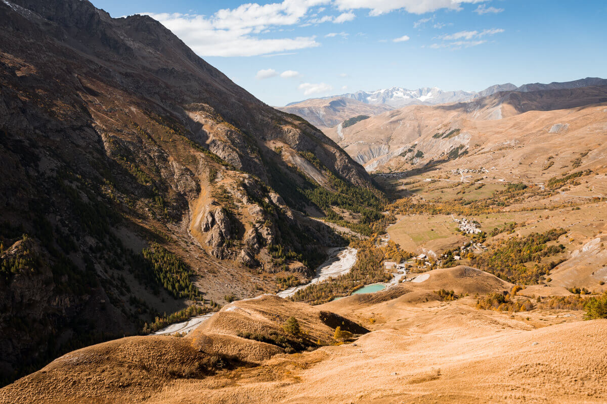 Sentier des crevasses col lautaret automne randonnée balade wildspot