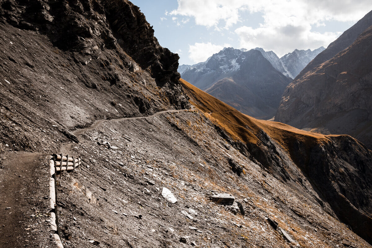 Sentier des crevasses col lautaret automne randonnée balade wildspot