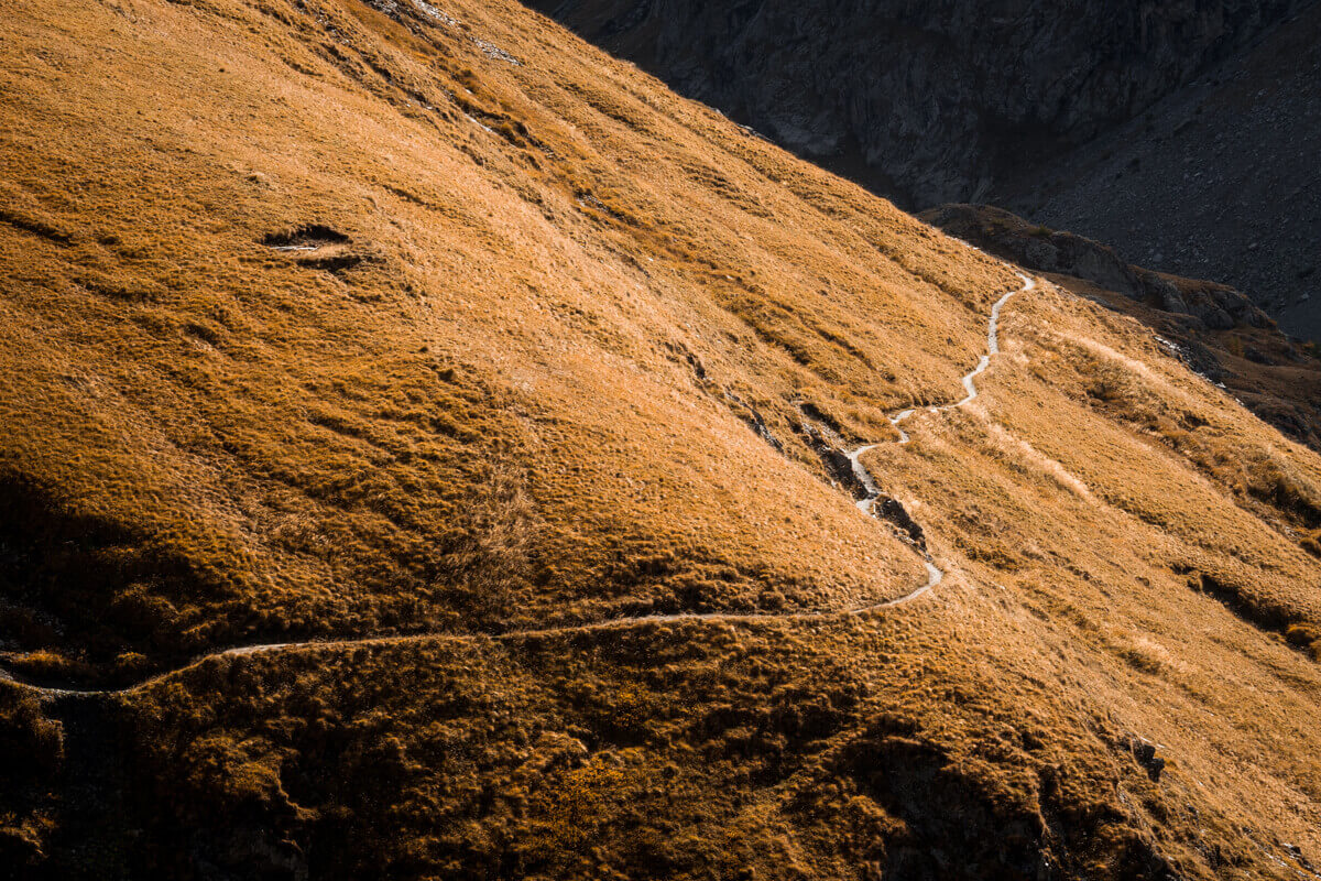 Sentier des crevasses col lautaret automne randonnée balade wildspot