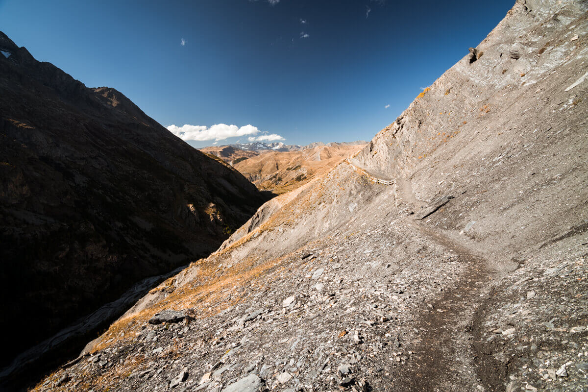 Sentier des crevasses col lautaret automne randonnée balade wildspot