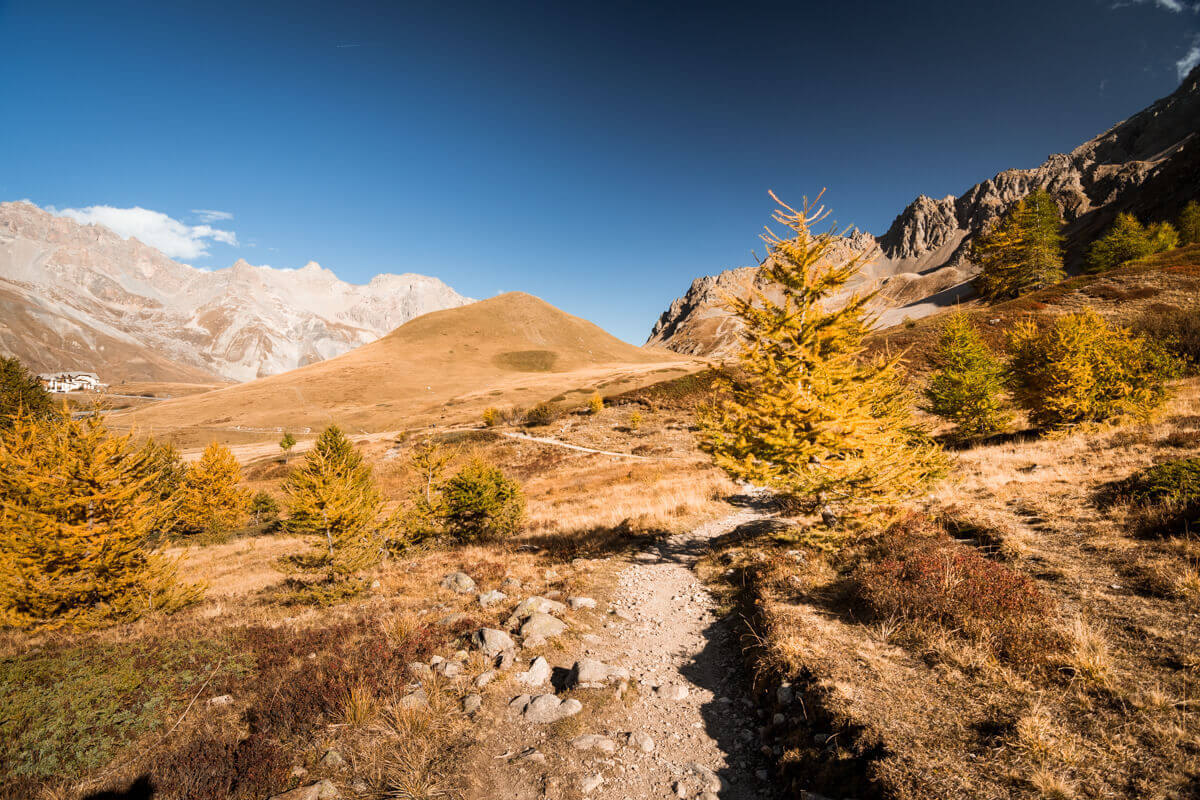 Sentier des crevasses col lautaret automne randonnée balade wildspot