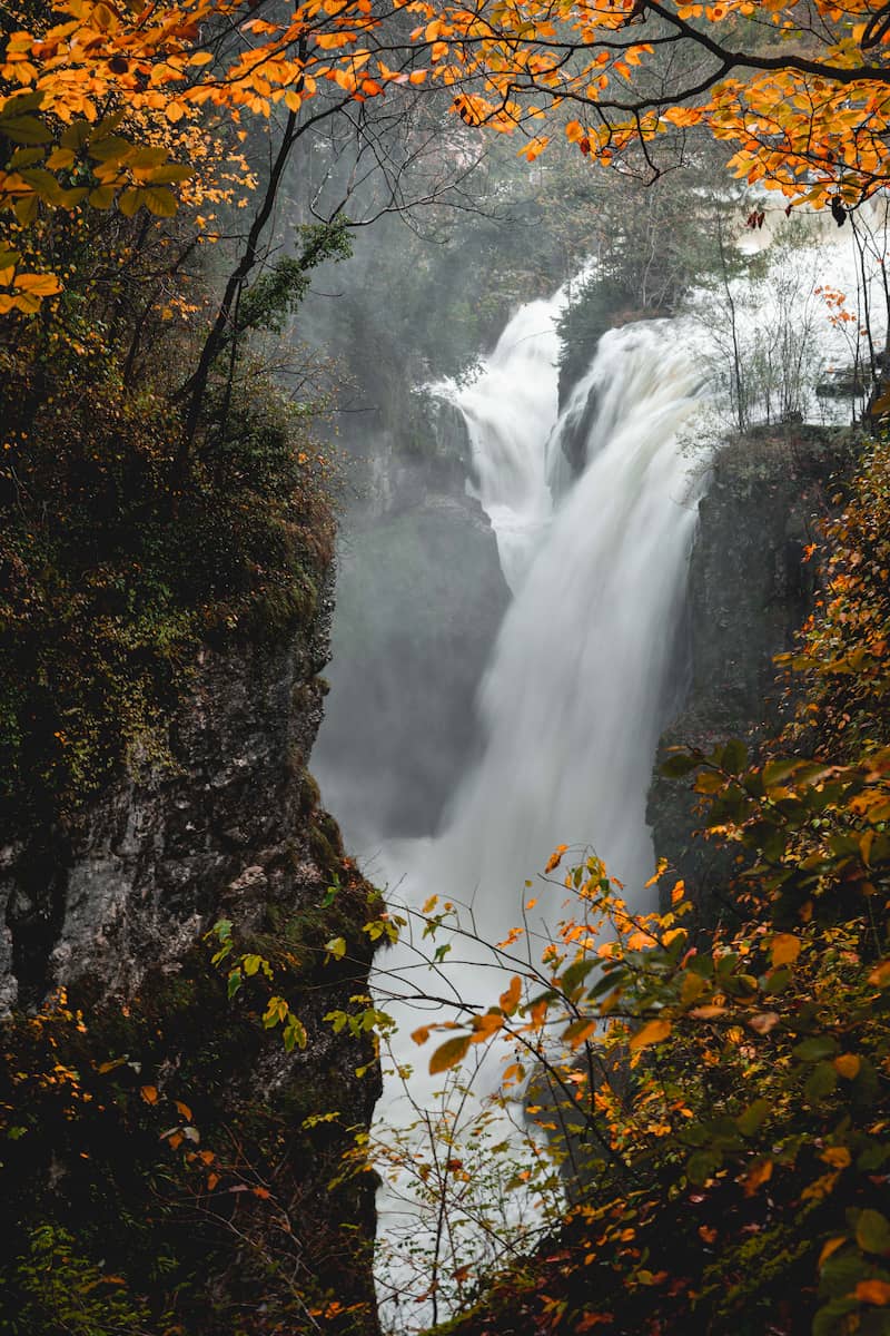 gorges de la langouette lieux à voir dans le haut jura en automne week-end wildspot