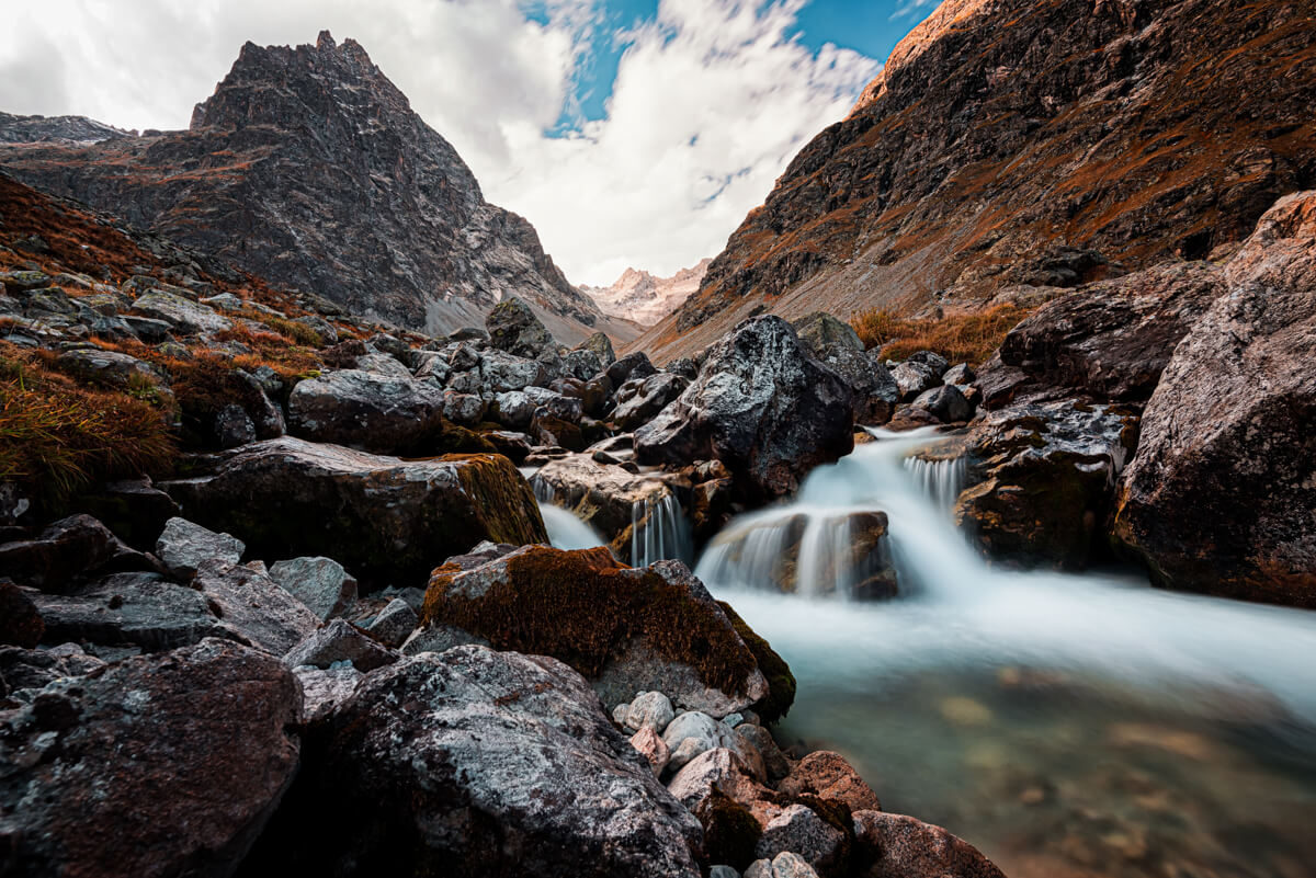 plateau emparis écrins sources romanches automne La Grave Meije Hautes Alpes Wild Spot Romain Cravero