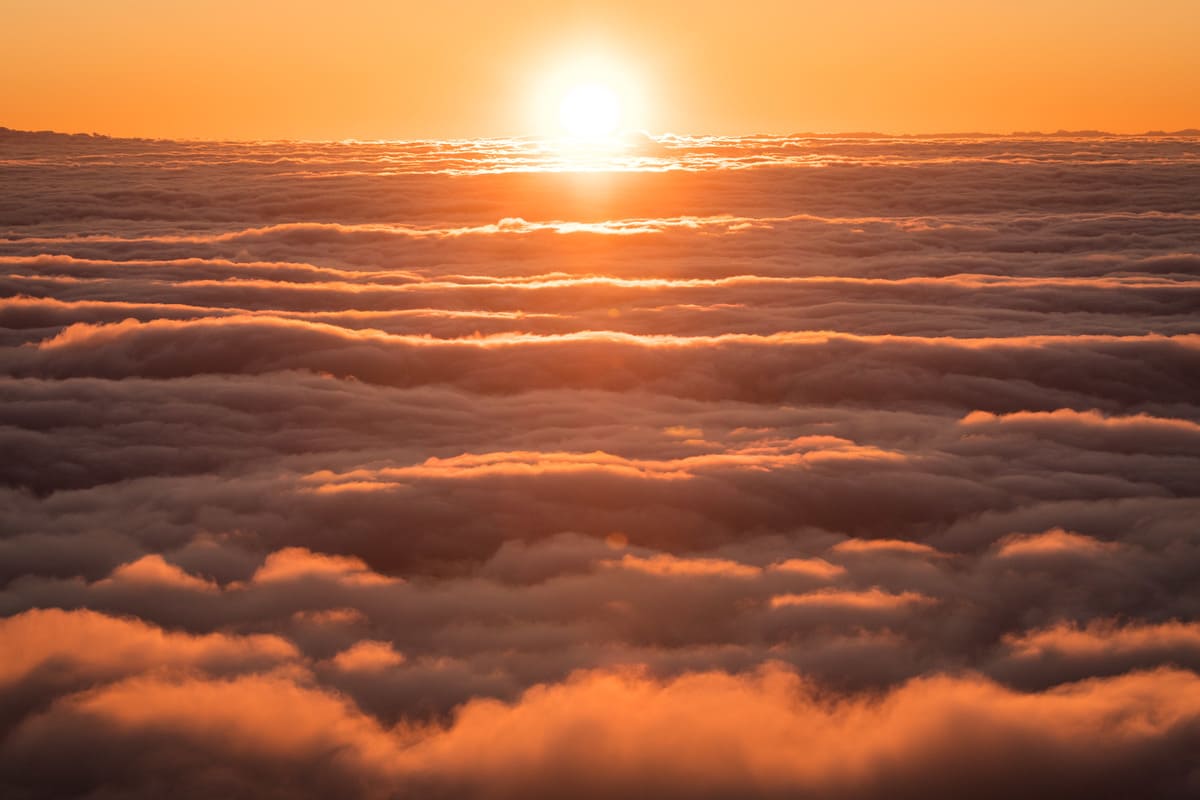 photo mer de nuages randonnée sommet volcan Pico Birigoyo île La Palma Canaries Espagne Wild Spot