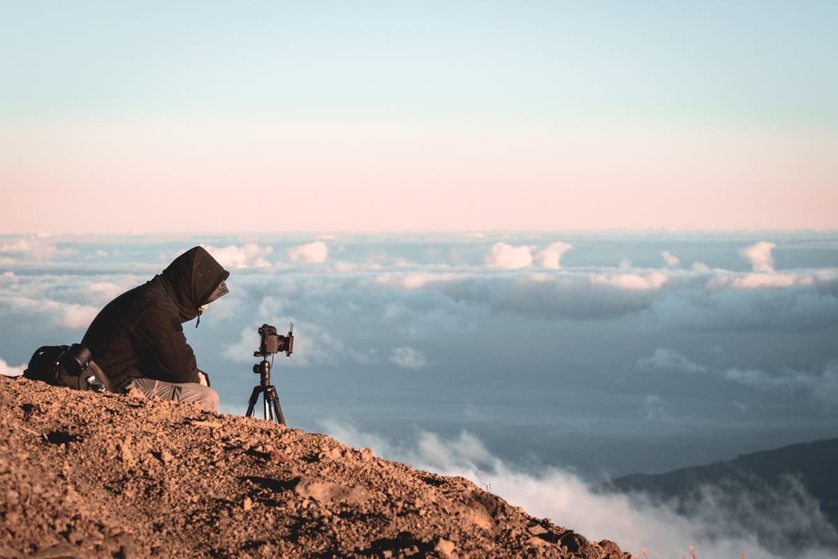 photo mer de nuages randonnée sommet volcan Pico Birigoyo île La Palma Canaries Espagne Wild Spot