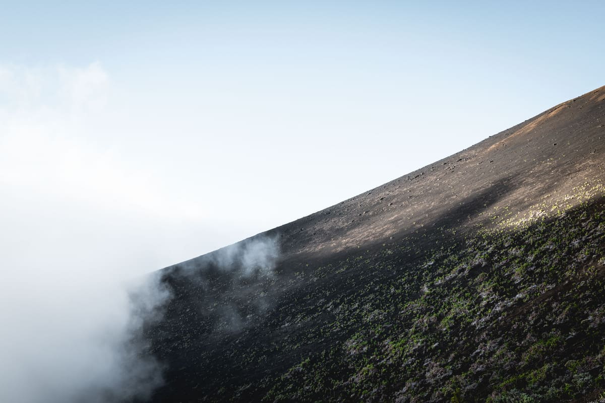 photo mer de nuages randonnée sommet volcan Pico Birigoyo île La Palma Canaries Espagne Wild Spot