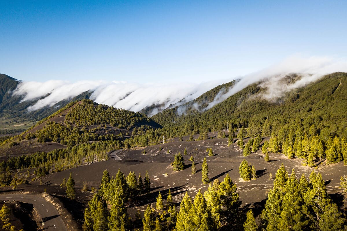 photo mer de nuages randonnée sommet volcan Pico Birigoyo île La Palma Canaries Espagne Wild Spot